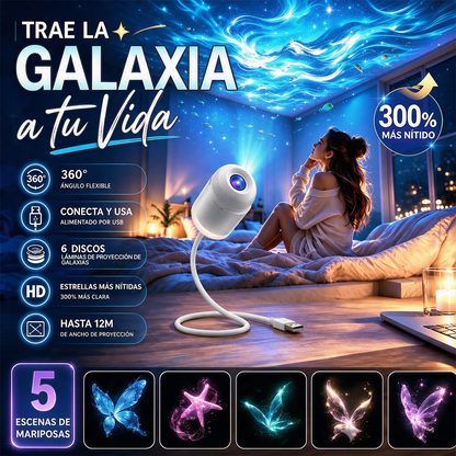 🌳 Comauo® Proyector de Luz de Noche - Proyector Estelar Holográfico Inteligente
