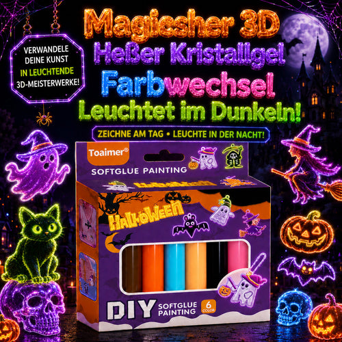 🚨 NUR HEUTE: 50% RABATT! 🎃 Toaimer® Magisches 3D-Leucht-Bastelset 🐟