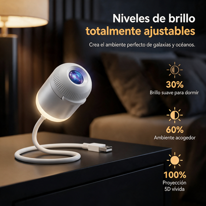 🌳 Comauo® Proyector de Luz de Noche - Proyector Estelar Holográfico Inteligente
