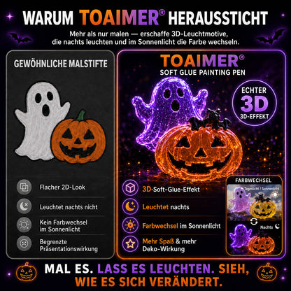 🚨 NUR HEUTE: 50% RABATT! 🎃 Toaimer® Magisches 3D-Leucht-Bastelset 🐟