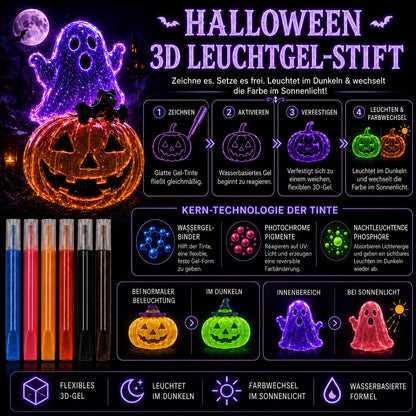 🚨 NUR HEUTE: 50% RABATT! 🎃 Toaimer® Magisches 3D-Leucht-Bastelset 🐟