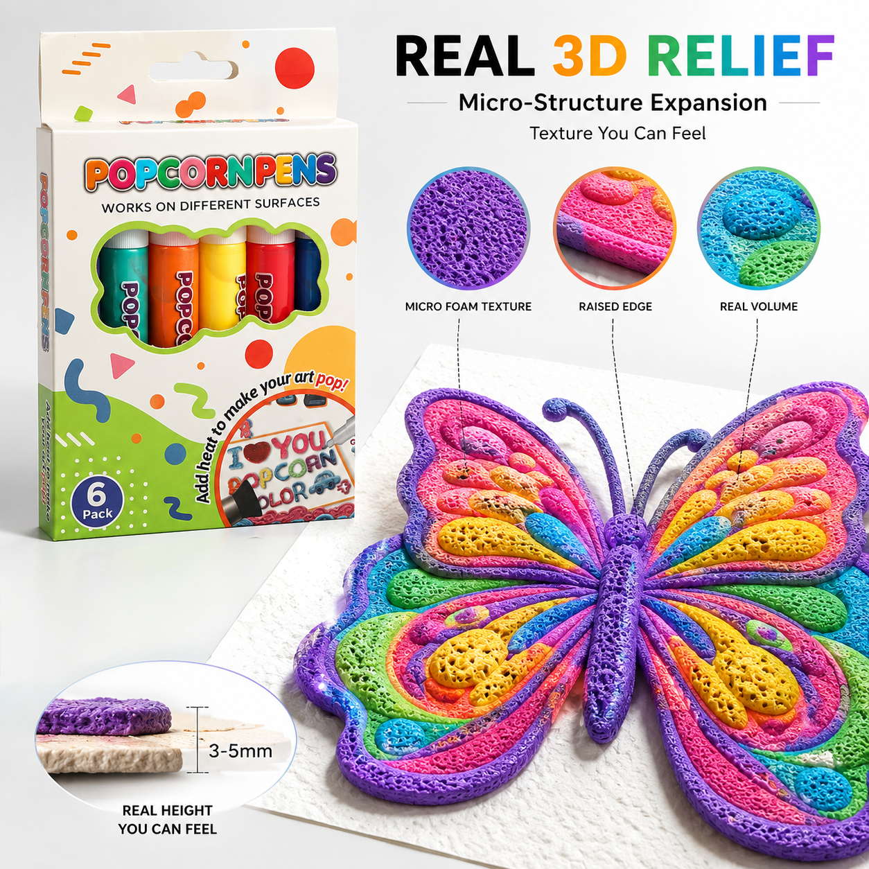 🧸¡Ahorra 50% ordenando hoy! 丨 Pluma de Arte en Tercera Dimensión IEY® 🎨 – Convierte dibujos planos en arte 3D que puedes tocar